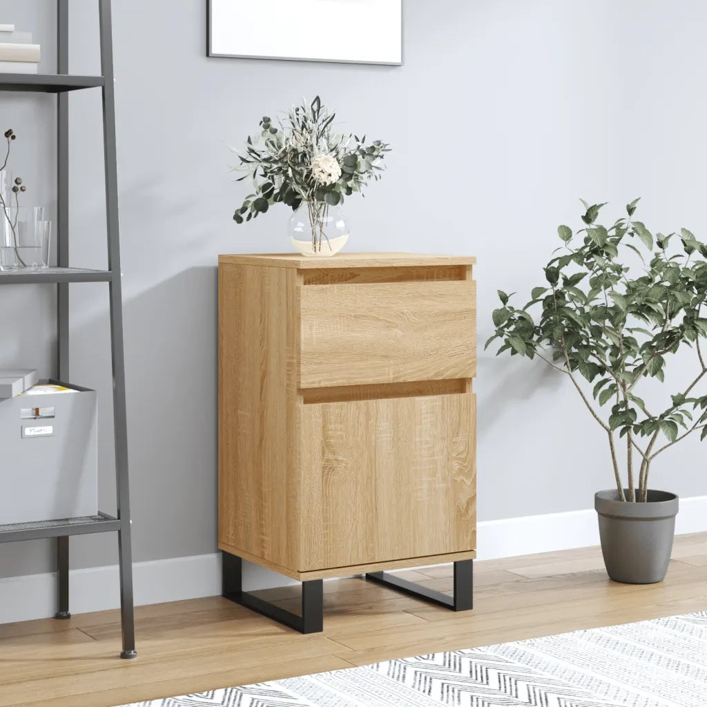 Credenza Rovere Sonoma 40x35x70 cm in Legno Multistratocod mxl 105285