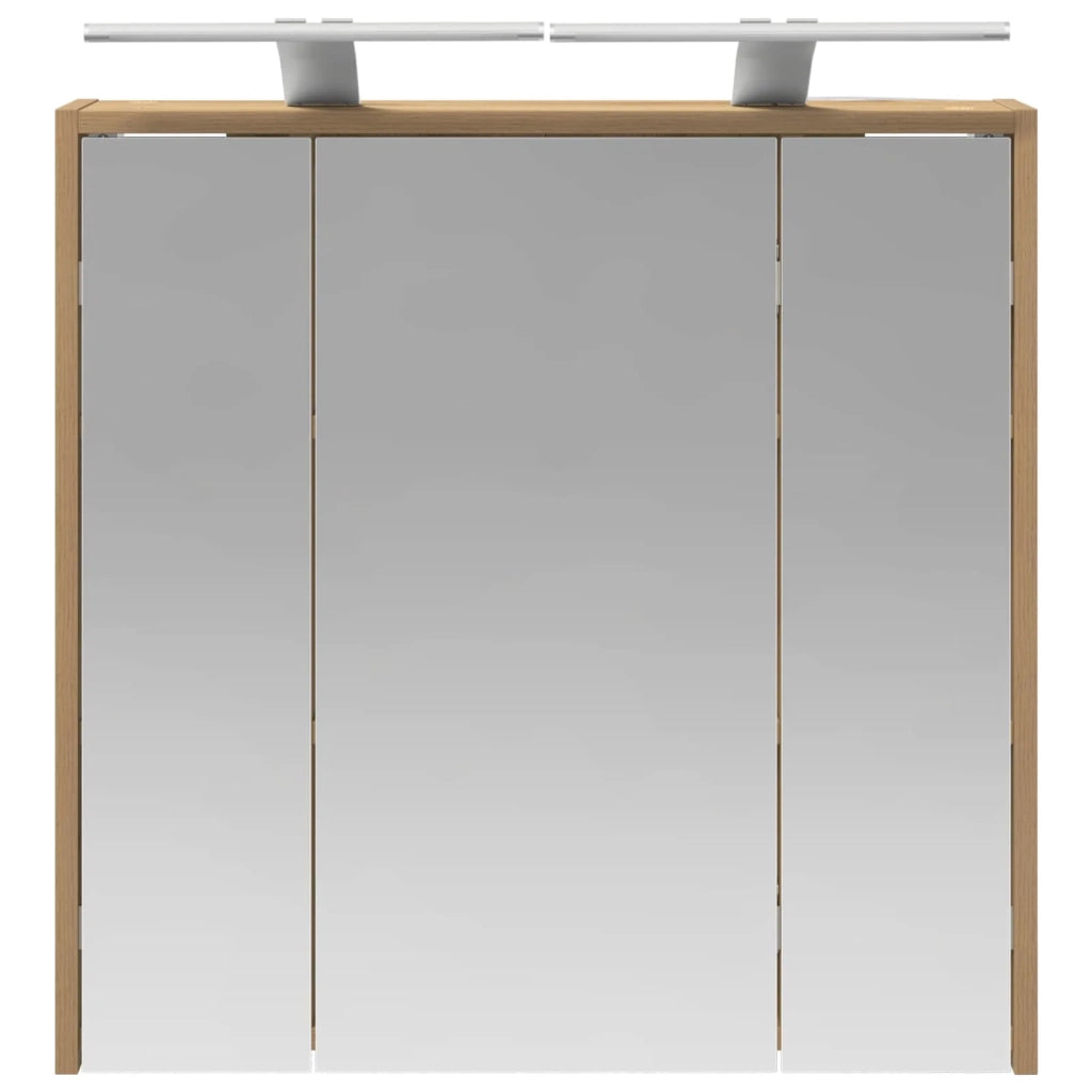 Mobiletto per specchio da bagno Rovere Artigianale