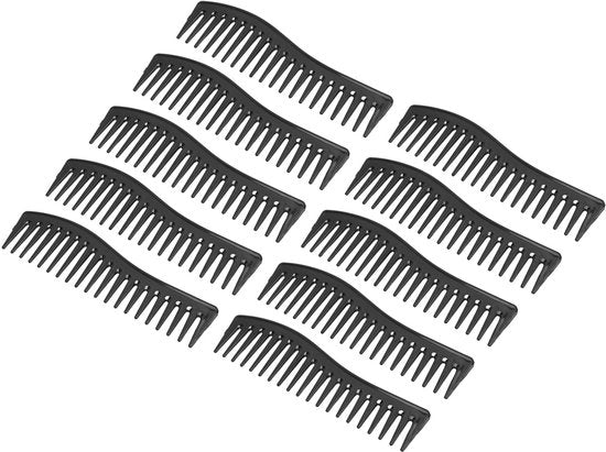 Strumento per la pettinatura portatile - costruzione robusta - adatto per la pelle del capo - denti larghi - strumento per lo stile versatile - pettinatrice per capelli