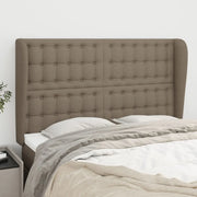 Testiera ad Orecchio-Testata con Orecchie Tortora 147 x 23 x 118/128 cm in Tessuto 516026