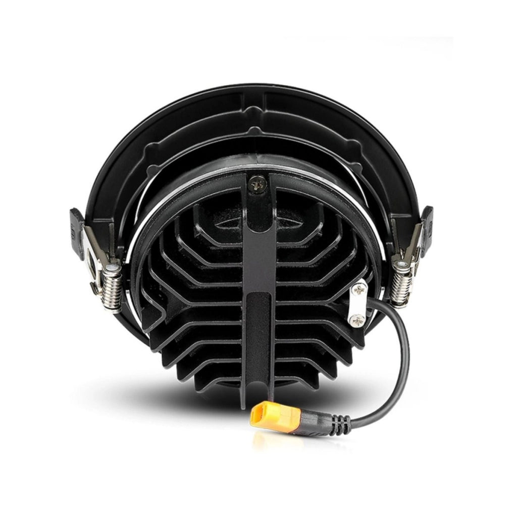 Faretto Led COB da Incasso 10W 6400K Rotondo Riflettore Orientabile Carcassa Nera Chip Samsung SKU-2120053