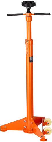 Supporto di base, Sostegno 0,75 T con Altezza di Elevazione Regolabile da 975 a 1915 mm, Manubrio Rotativo Pratico, Viti a Serramanubrio Autoportante, Due Ruote e Supporto per Componenti di Veicoli