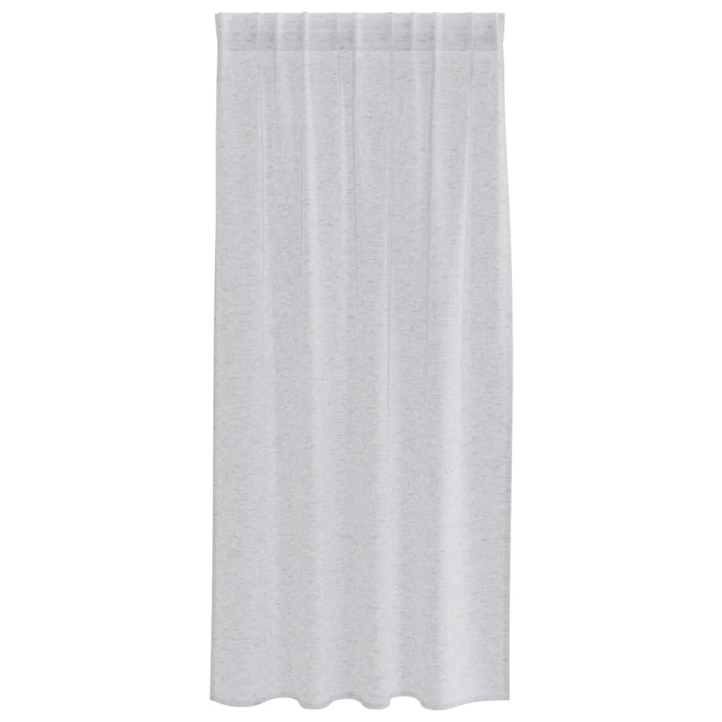 Tenda in Velo 2 pcs Grigio chiaro 175 x 140 cm Poliestere 4108023
