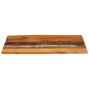 Piano Tavolo Rettangolare 60x100 cm 25-27 mm Legno di Recupero 286056