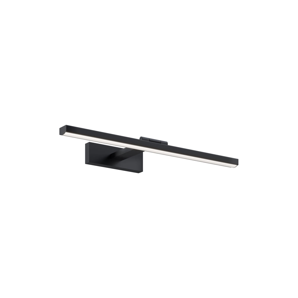Maytoni Applique moderno Bris 1 luce LED integrato nero metallo acrilico