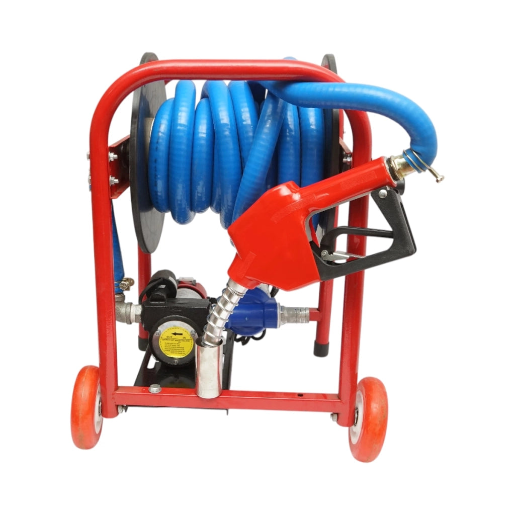 Pompa di trasferimento carburante 12V, 300W con filtro e tubo, portatile, pompa carburante 12V Breckner Germany