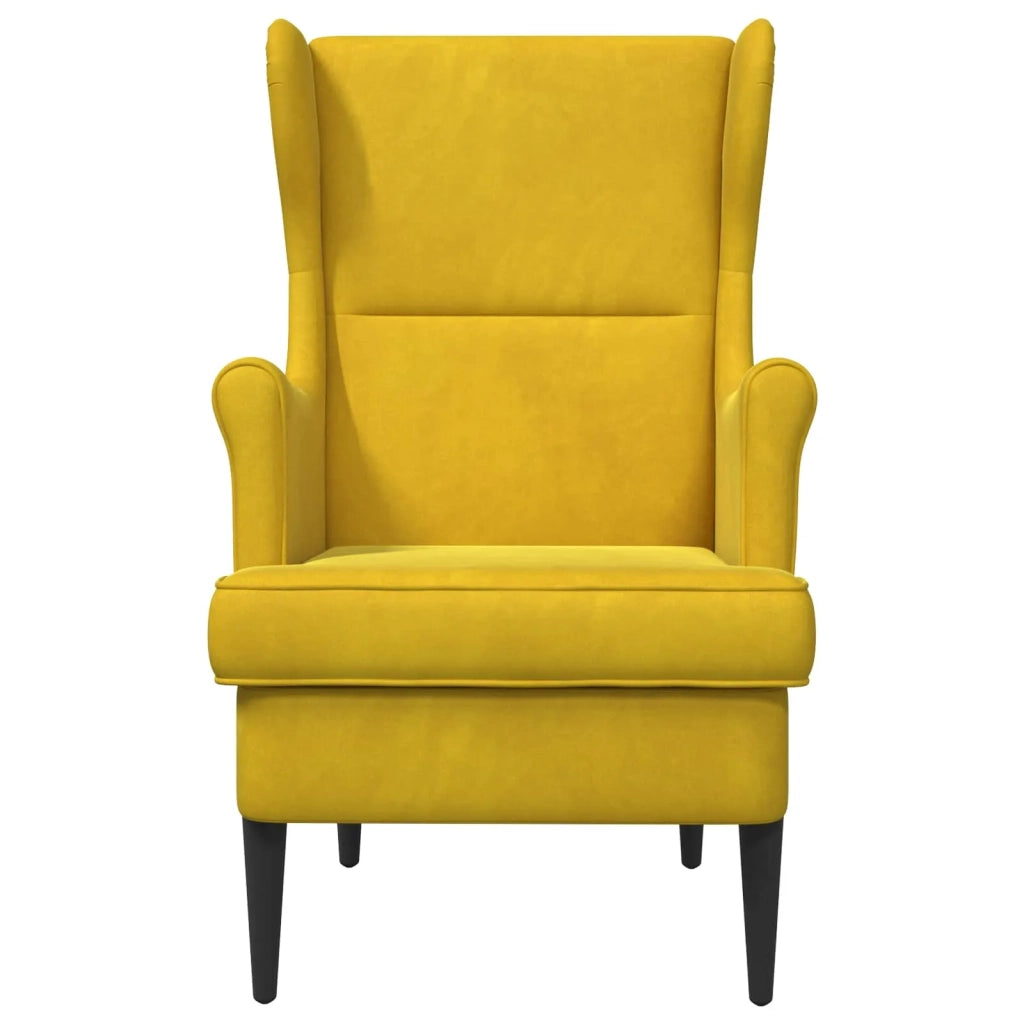 Poltrona Giallo Velluto