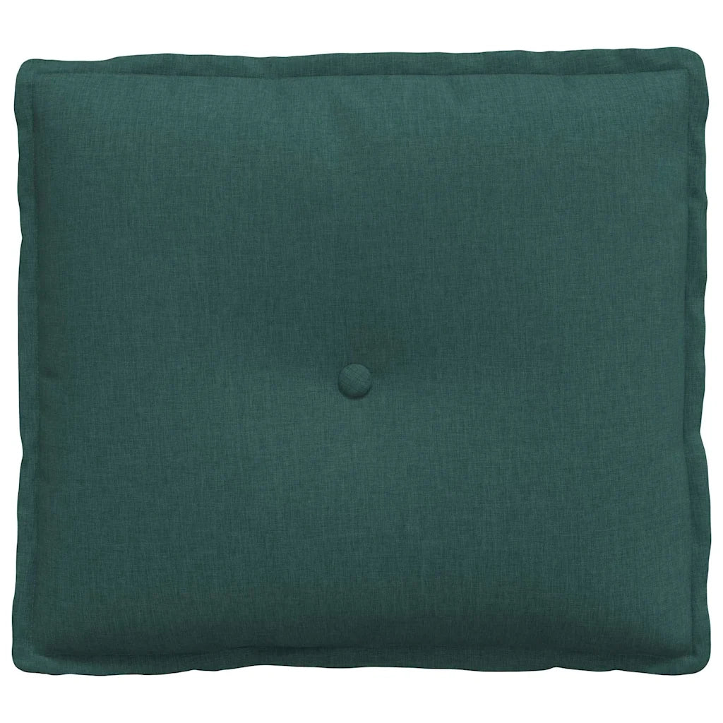 Cuscino per Schiena Verde Scuro 50 x 19 x 45 cm Tessuto