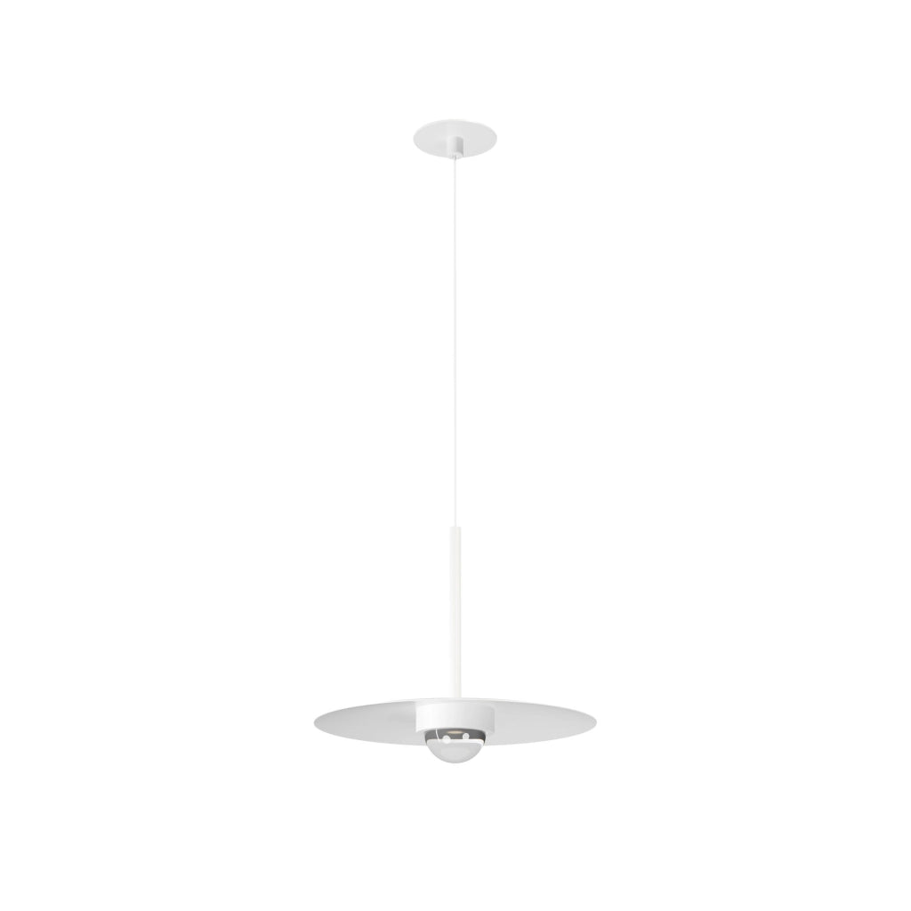 Lampada a Sospensione MINI HAT RECESSED 8 70º 2700K Bianco Opaco - Faretto a incasso a soffitto a LED di alta qualità - Beneito & Faure
