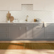 Tappeto Rettangolare Marrone 70x300 cm in Bambù 376878