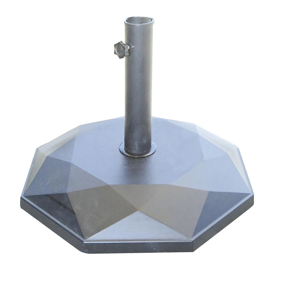 Base per Ombrellone da Giardino Ø48 in Cemento 25Kg Vorghini UnShake Nera