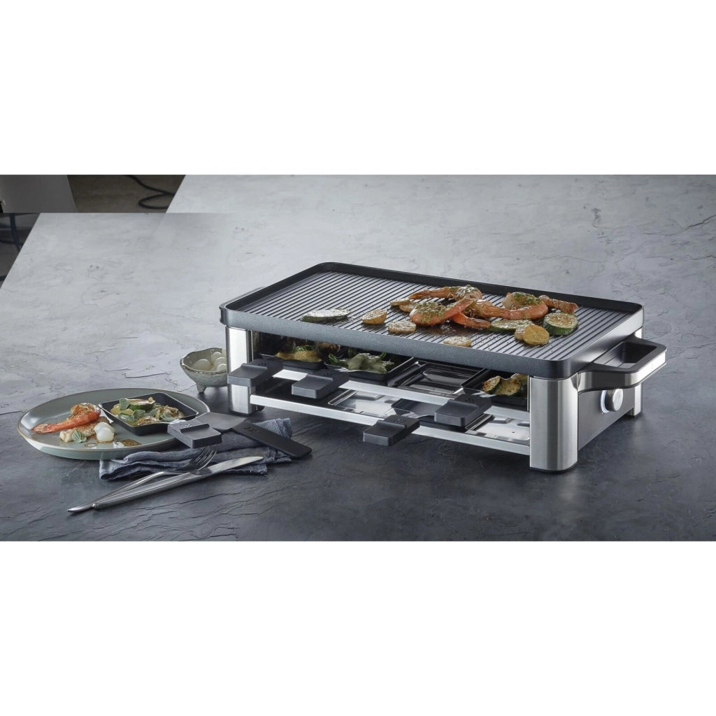 WMF Lono 0415040011 griglia per raclette 8 persona(e) 1500 W Nero, Cromo