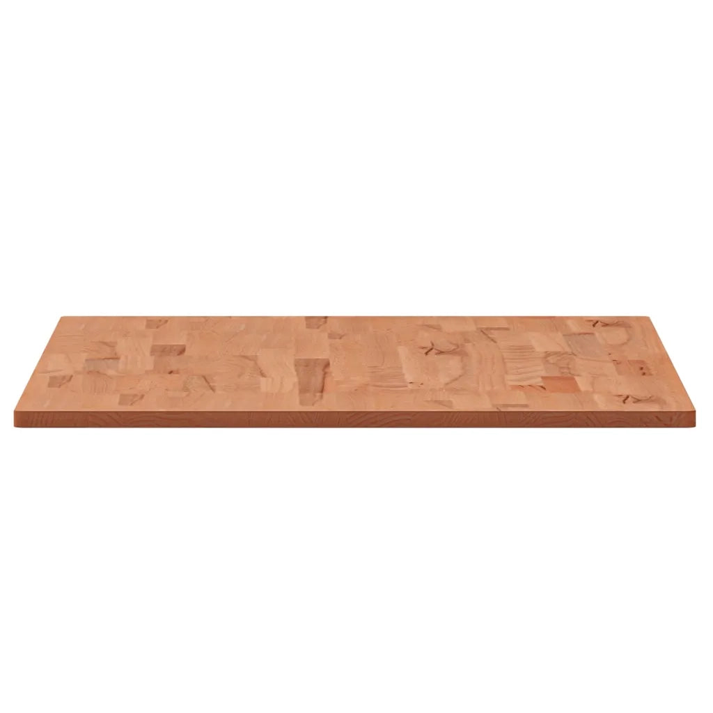 Piano Tavolo | Superficie Tavolo | Piano Scrivania 100x60x1,5cm Rettangolare Legno Massello Faggio