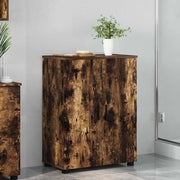 Mobile da Bagno con archiviazione Rovere fumé 60 x 35 x 80 cm