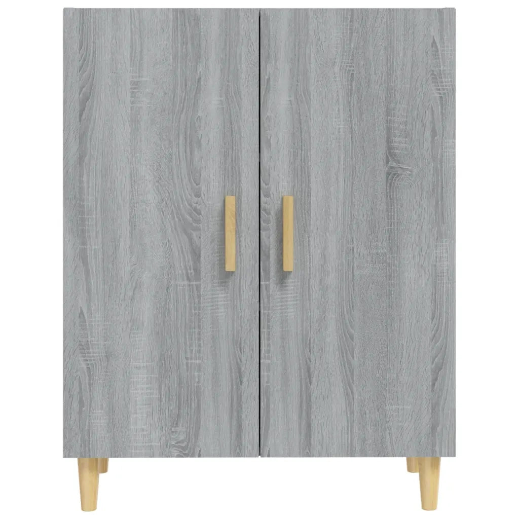 Credenza-Buffet-Armadio da cucina Grigio Sonoma 70x34x90 cm in Legno Multistrato 639684