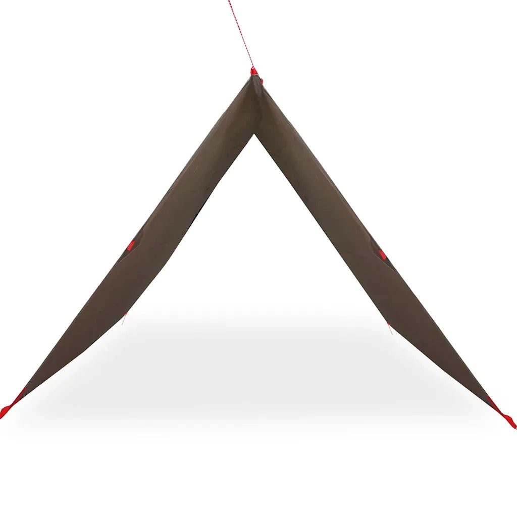 Telone da Campeggio Marrone 406x306 cm Impermeabile