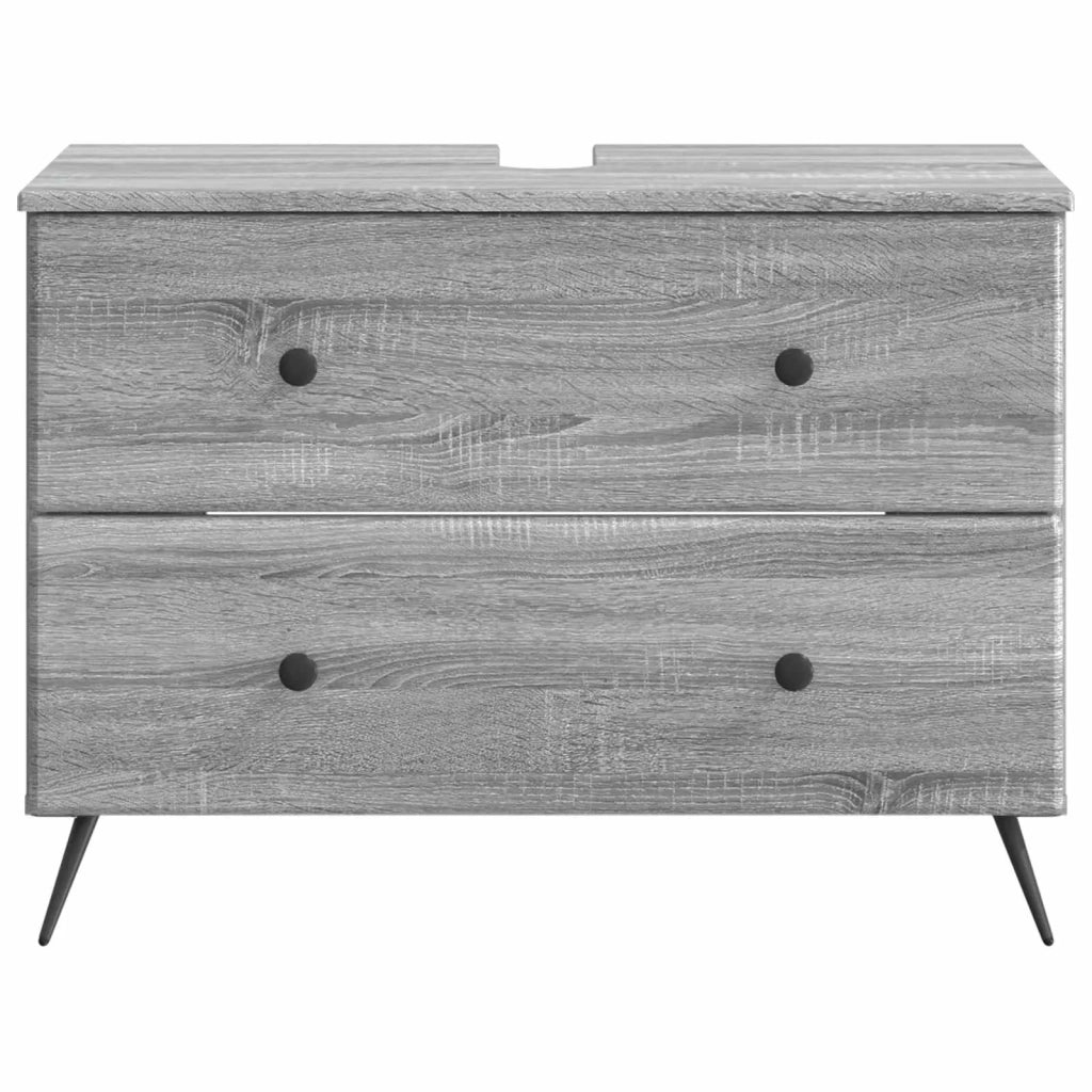 Armadio per Lavabo da Bagno BREDA Sonoma grigio 82 x 41 x 59 cm 897461