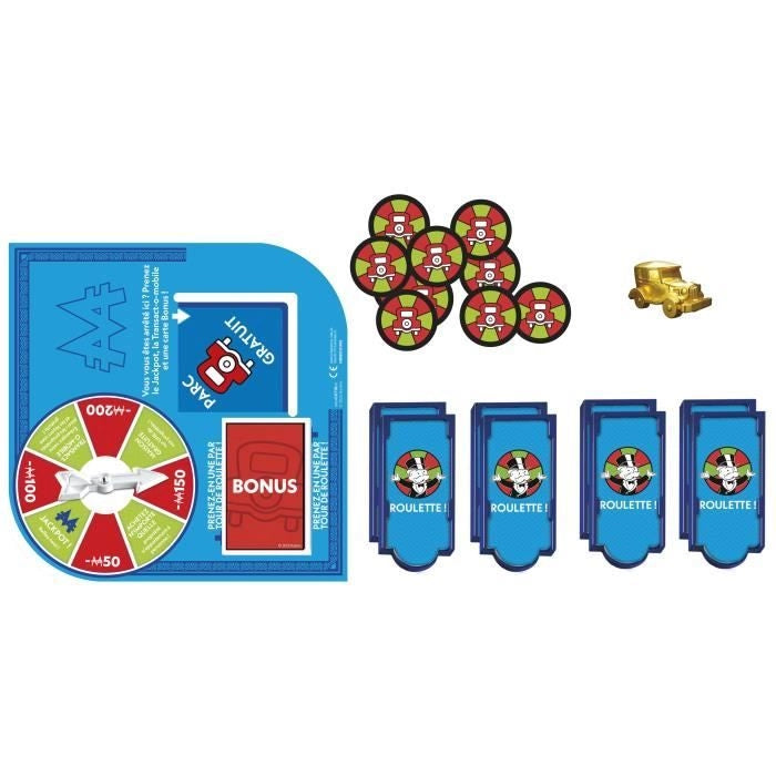 Estensione gratuita del Monopoly Park, rende il classico gioco del Monopoly più divertente e veloce, 2-6 giocatori, 40 minuti, giochi da tavolo
