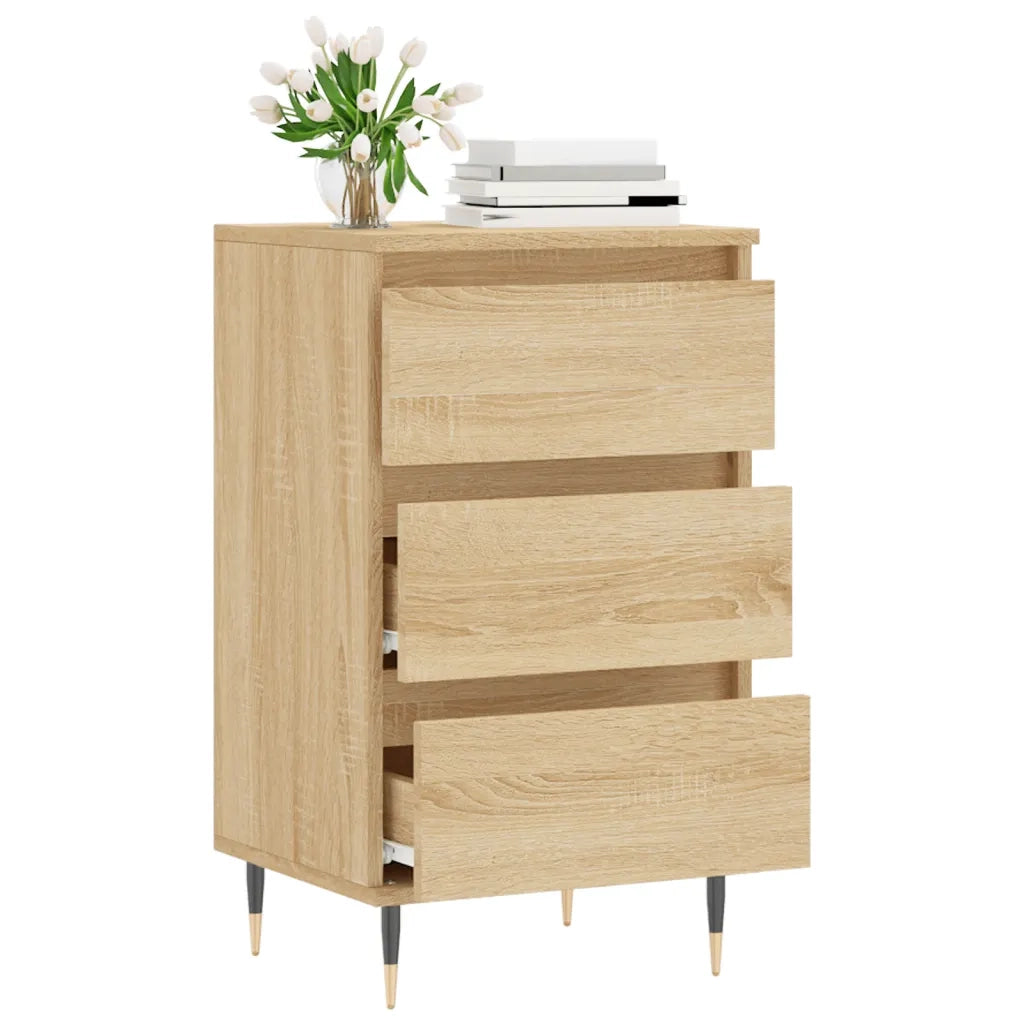 Credenza Rovere Sonoma 40x35x70 cm in Legno Multistrato 831087