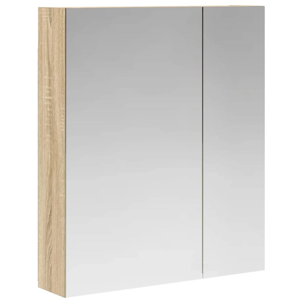 Mobiletto per specchio da bagno Rovere Sonoma 60 x 14,5 x 70 cm 889057