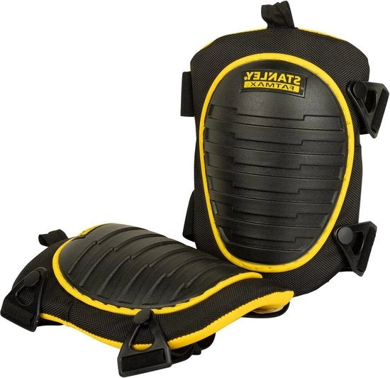 Knee Pads con Scudo Rigido - per Lavori Esterni - Alta Flessibilità -  - Nero Giallo