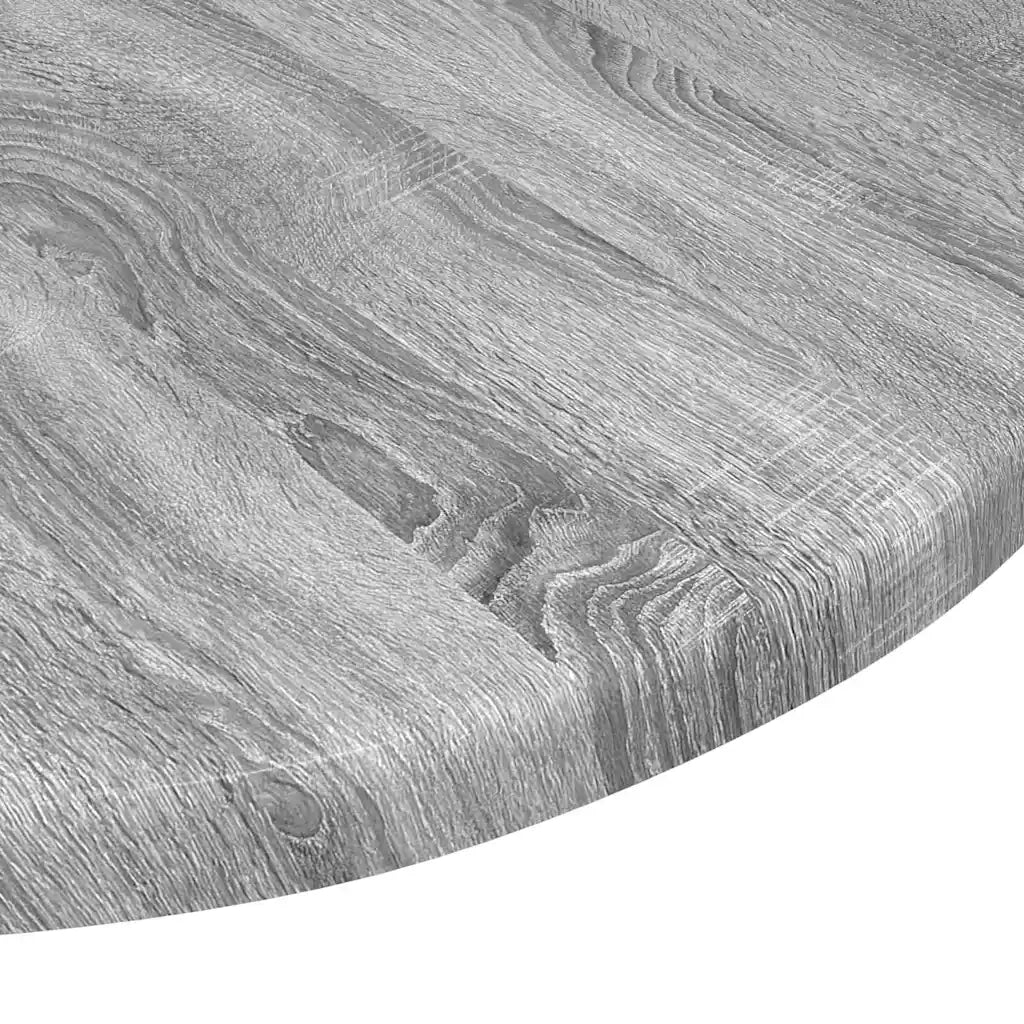 Piano del tavolo Grigio sonoma Ø 40 x 1,5 cm Legno multistrato
