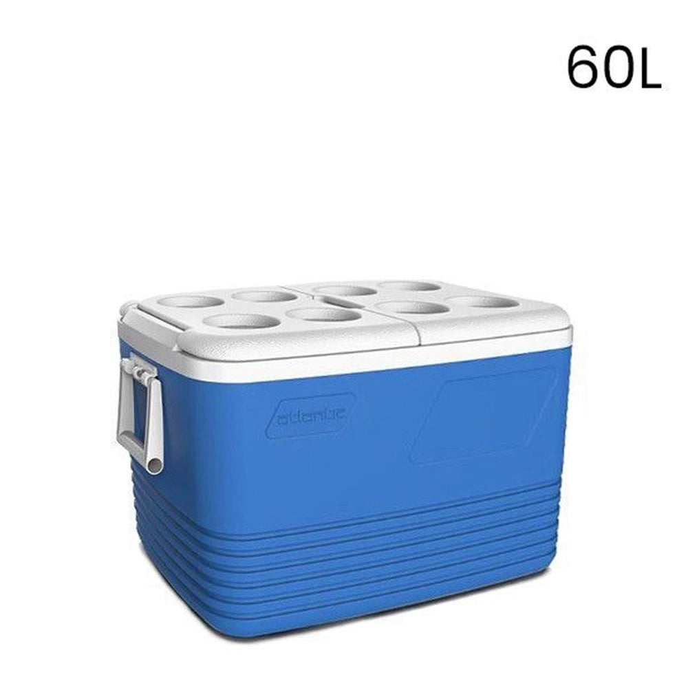 Trade Shop - Frigorifero Portatile Con Portabicchieri Bevande Viaggio Campeggio Picnic 60lt 286529 -