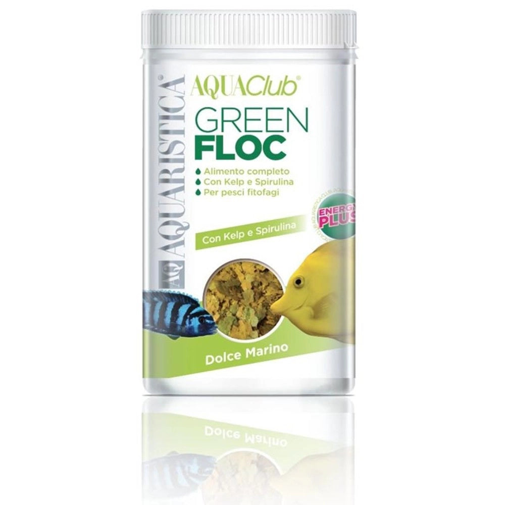 Aquaristica GreenFloc - mangime vegetale in fiocchi per pesci marini e d'acqua dolce Formato: 380 ml