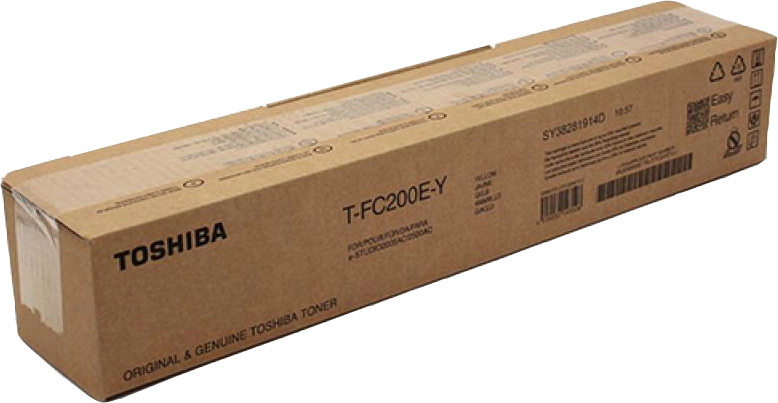 ORIGINAL Toshiba toner giallo T-FC200E-Y 6AJ00000131 ~33600 Seiten