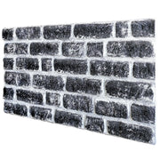 CARBON - pannello finto mattone in EPS Resinato Misura 100x50 Cm spessore 2 cm