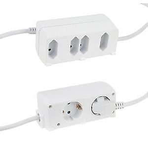 REV 0012691109 prolunghe e multiple 1,4 m 6 presa(e) AC Interno Bianco