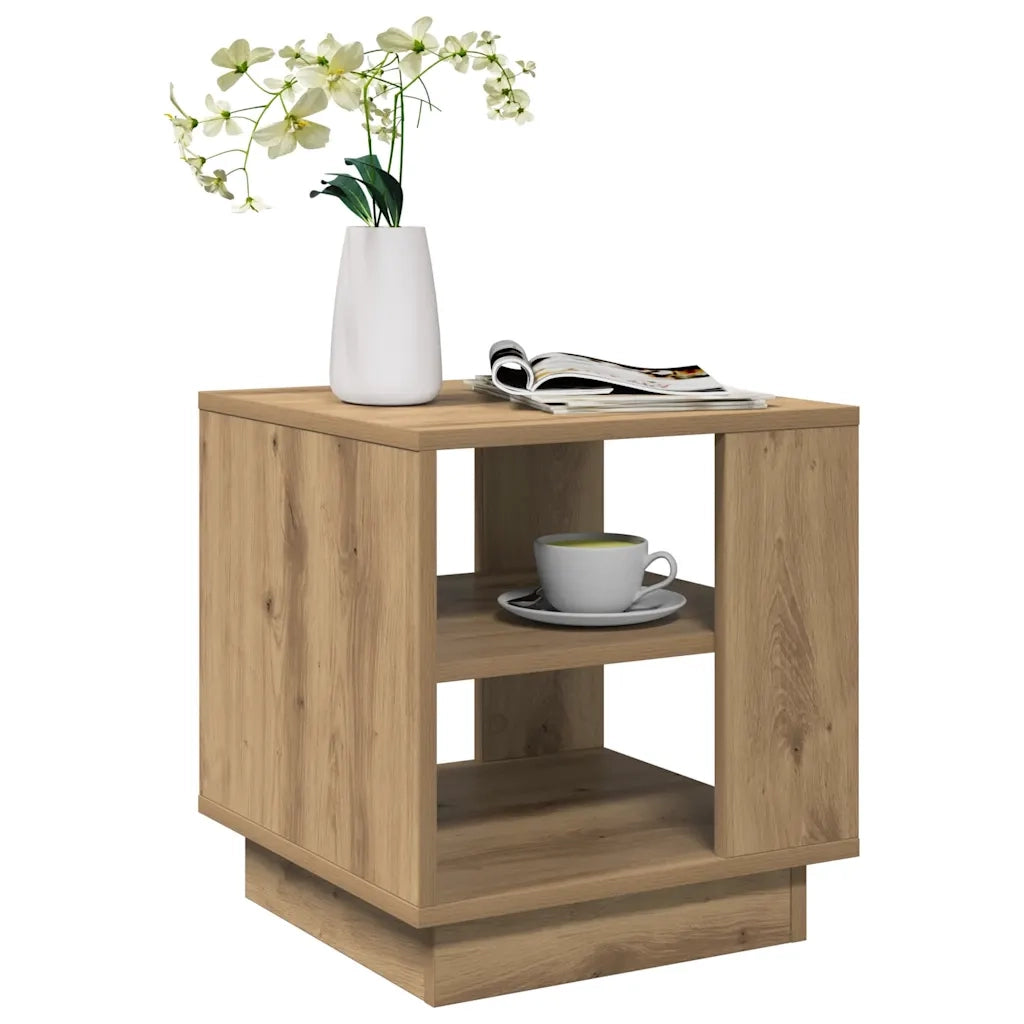 Tavolino da Salotto Artigianale 40x40x43 cm Legno Multistrato 856805