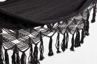 Amaca da Giardino 200x100 cm in Poli-Cotone Eldoris Nero