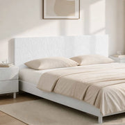 Testiera da Muro DELFT Bianco Lucido Legno ingegnerizzato 897159