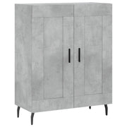 Credenza | Madia | Buffet da pranzo | Armadio da pranzo Grigio Cemento 69,5x34x90 cm in Legno Multistrato