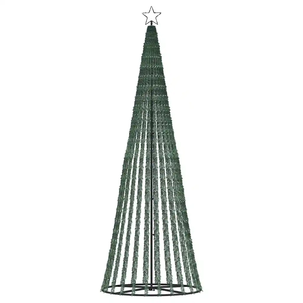 Albero di Natale a LED-Luci decorative natalizie 475 LED Bianco Freddo 247 cm