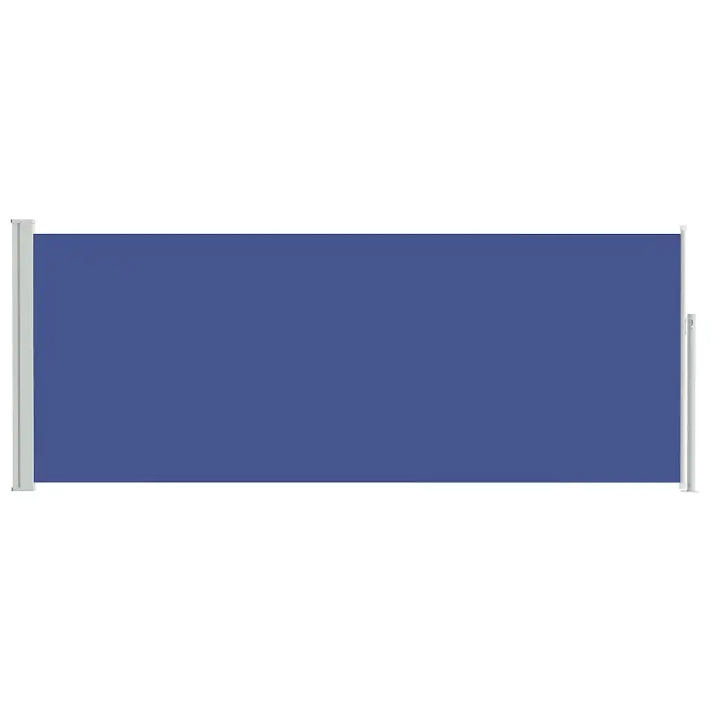 Tenda da Sole Laterale Retrattile 120 x 300 cm Blu