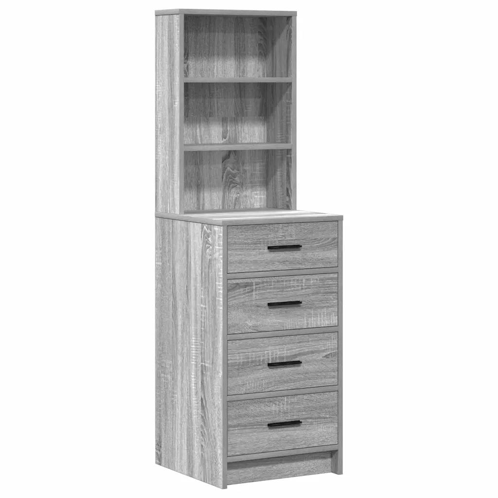 Tavolo da Trucco con cassetto 2 pcs Grigio 50 x 41 x 135 cm
