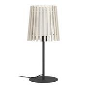 Lampada Da Tavolo Contemporanea Fattoria Acciaio Nero 1 Luce E27