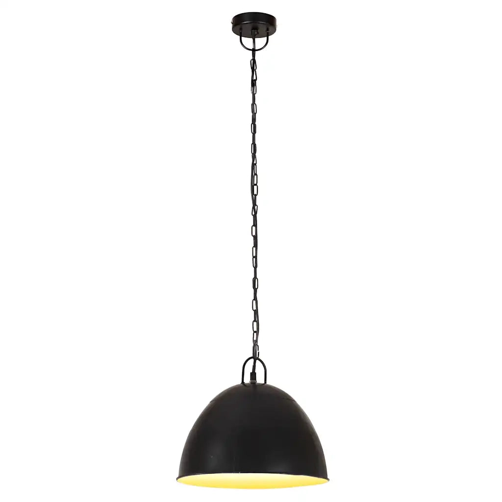 Lampada Industriale Vintage 25 W Nera Rotonda 31 cm E27 CFW9510247