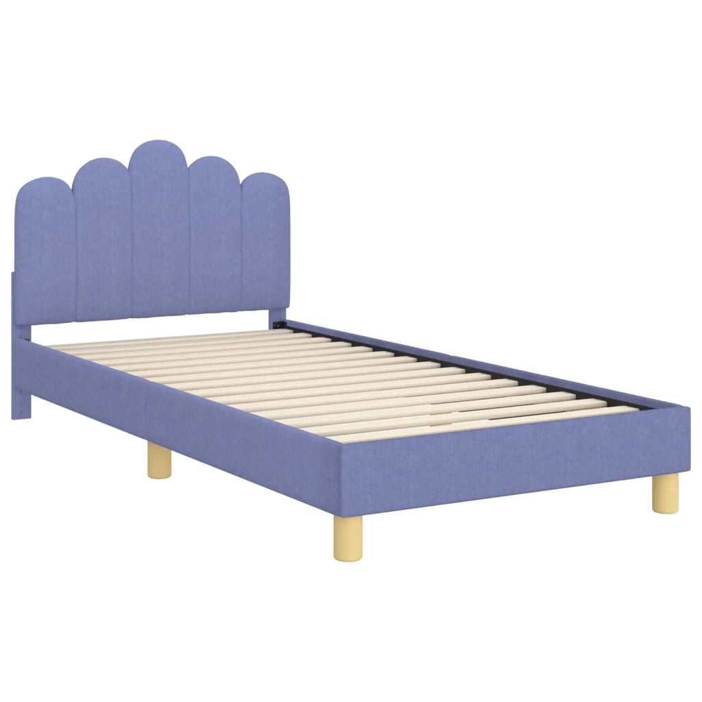 Struttura letto bambini con testata Blu jeans 90 x 200 cm 42011063