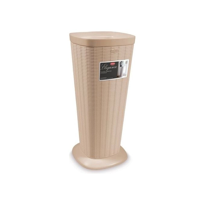 Stefanplast 30610 Elegance Portaombrelli in Plastica Effetto Rattan 25,5x57 cm colore Cashmere