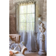 Tenda in Lino Beige Shabby Chic Provenzale 150 x 290 Blanc Mariclò