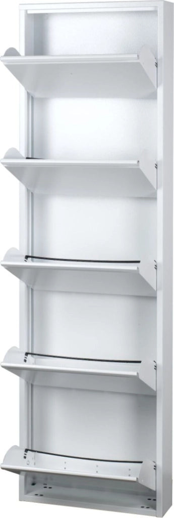 Scarpiera Acciaio 5A Bianco Acciaio 168H50L14 - Sarmog