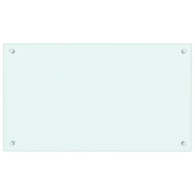 Paraschizzi per Cucina Bianco 70x40 cm in Vetro Temperatocod mxl 73067