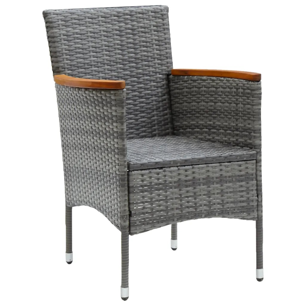 Set da Pranzo da Giardino 7 pz Grigio cod mxl 36056