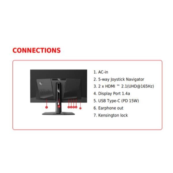 Msi mag 321up qd-oled monitor pc 80 cm (31.5") 3840 x 2160 pixel 4k ultra hd nero - 9S6-3DD39T-012