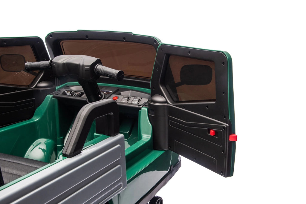Macchina Elettrica per Bambini Licenza Piaggio Apecar 12V Verde