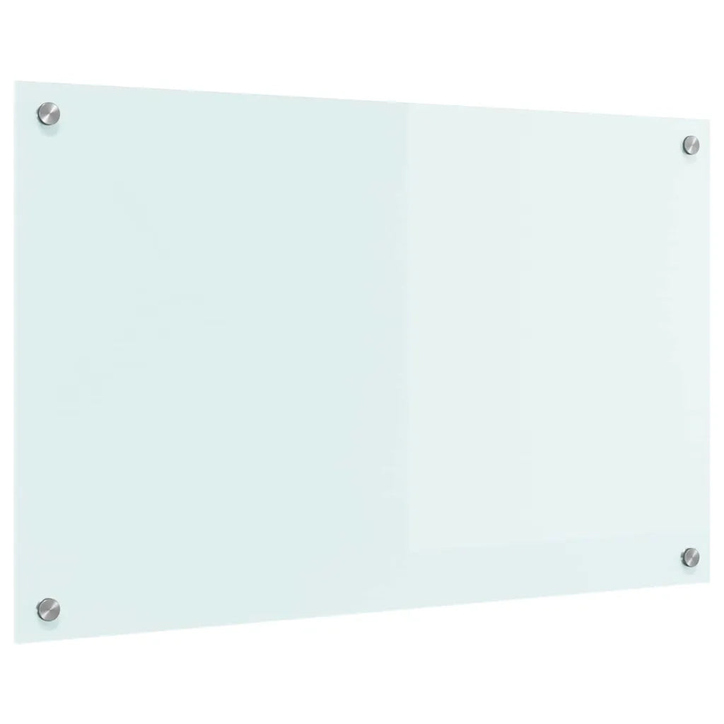 Schienale da cucina Latte 80 x 50 cm vetro temperato CFW5847571