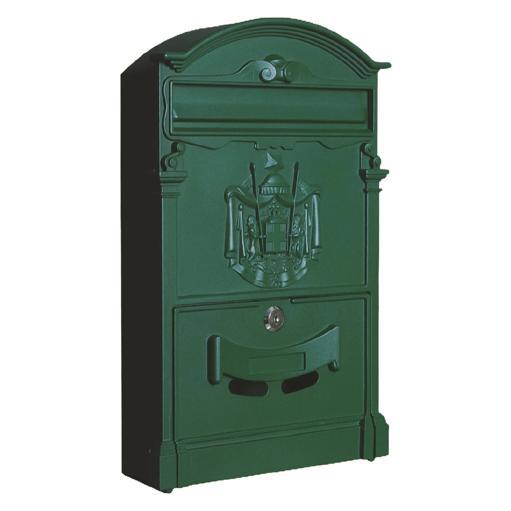 CASSETTA POSTALE 'CAMELIA' cm 25,5 x 9 x H.41 - verde muschio  - KASART